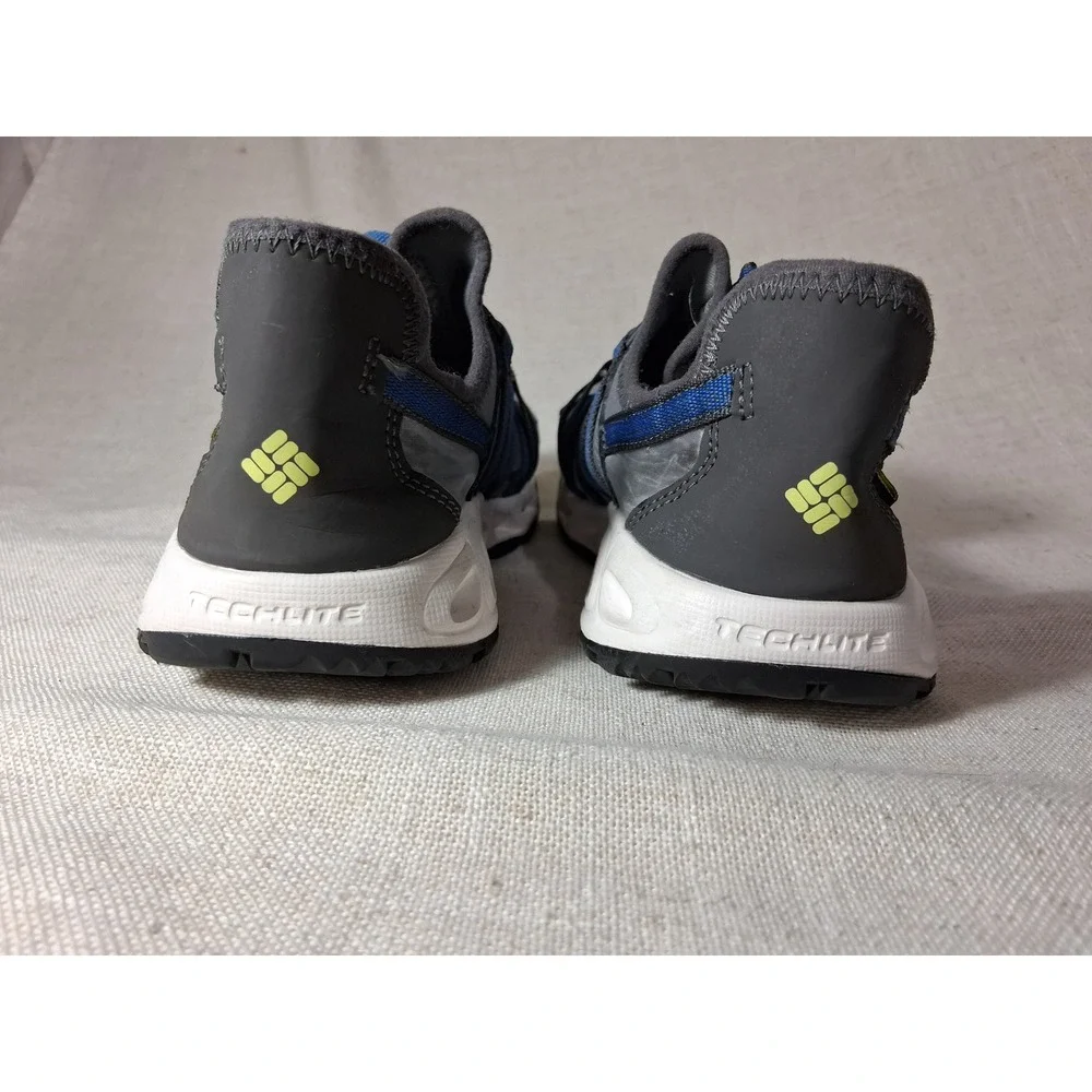 Columbia Kids Drainmaker IV Grey Blue Water Shoes Sneakers YY5441-033 Size 3